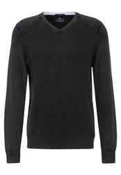 STREET ONE MEN 2-in-1 Pullover Dunkelgrau/Schwarz/Grau
