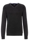 STREET ONE MEN 2-in-1 Pullover Dunkelgrau/Schwarz/Grau