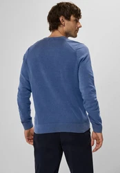 STREET ONE MEN 2-in-1 Pullover Blau/Dunkelblau