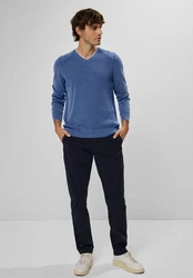 STREET ONE MEN 2-in-1 Pullover Blau/Dunkelblau