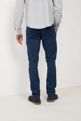 Next Chinohose Slim Fit Chinoshose (1) Dunkelblau/Blau