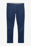 Next Chinohose Slim Fit Chinoshose (1) Dunkelblau/Blau
