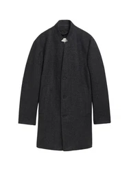 TOM TAILOR Mantel Dunkelgrau/Dunkelblau/Grau/Schwarz