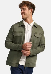 Indicode Langarmhemd INRusso Dunkelgrün/Khaki/Grün