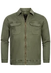 Indicode Langarmhemd INRusso Dunkelgrün/Khaki/Grün