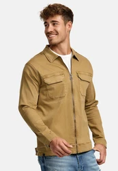 Indicode Langarmhemd INRusso Braun/Khaki
