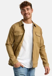Indicode Langarmhemd INRusso Braun/Khaki