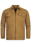 Indicode Langarmhemd INRusso Braun/Khaki