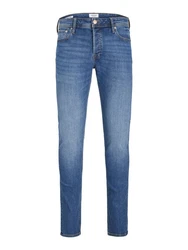 Jack & Jones Slim-fit-Jeans JJIGLENN JJORIGINAL SQ Blau/Hellblau
