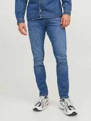 Jack & Jones Slim-fit-Jeans JJIGLENN JJORIGINAL SQ Blau/Hellblau