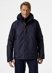Helly Hansen Winterjacke KENSINGTON WINTER JACKET (1-St) Dunkelblau/Orange/Schwarz