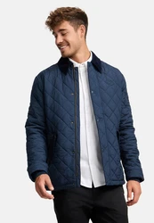 Indicode Winterjacke INAldos Dunkelblau/Blau/Hellblau