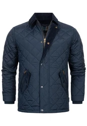 Indicode Winterjacke INAldos Dunkelblau/Blau/Hellblau