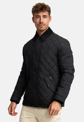 Indicode Winterjacke INAldos Schwarz/Dunkelgrün/Grau/Dunkelgrau