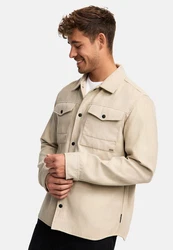 Indicode Langarmhemd INFinny Beige/Khaki/Braun