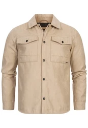 Indicode Langarmhemd INFinny Beige/Khaki/Braun