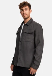 Indicode Langarmhemd INFinny Grau/Braun/Khaki/Dunkelgrau/Dunkelgrün/Dunkelbraun