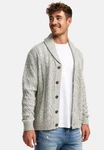Indicode Sweatjacke INIlterly Grau/Beige/Khaki