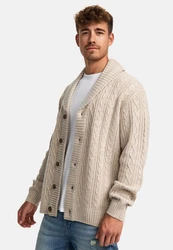 Indicode Sweatjacke INIlterly Beige/Khaki/Grau/Braun