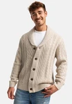 Indicode Sweatjacke INIlterly Beige/Khaki/Grau/Braun