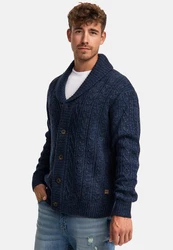 Indicode Sweatjacke INIlterly Hellblau/Dunkelblau/Blau