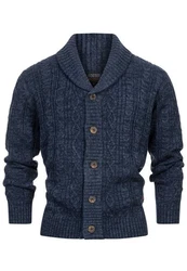 Indicode Sweatjacke INIlterly Hellblau/Dunkelblau/Blau
