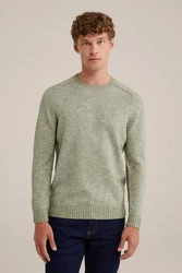 WE Fashion Sweater Grün/Hellgrün/Dunkelgrün