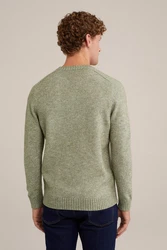 WE Fashion Sweater Grün/Hellgrün/Dunkelgrün