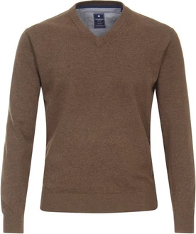 Redmond V-Ausschnitt Pullover Braun/Khaki/Grau/Dunkelbraun/Beige Redmond V-Ausschnitt Pullover Braun/Khaki/Grau/Dunkelbraun/Beige