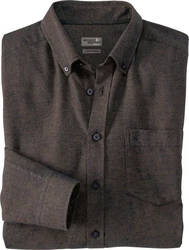 HENSON&HENSON Flanellhemd Dunkelgrau/Schwarz/Dunkelbraun/Grau/Braun/Khaki