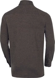 HENSON&HENSON Flanellhemd Dunkelgrau/Schwarz/Dunkelbraun/Grau/Braun/Khaki