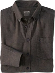 HENSON&HENSON Flanellhemd Dunkelgrau/Schwarz/Dunkelbraun/Grau/Braun/Khaki