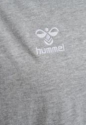 hummel T-Shirt Rundhalsausschnitt gesticktes Logo Regular fit (7924) Grau (7924)