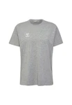 hummel T-Shirt Rundhalsausschnitt gesticktes Logo Regular fit (7924) Grau (7924)