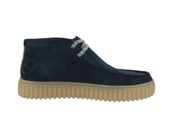 Clarks Torhill Hi Herren Sneaker Blau/Dunkelblau/Hellblau