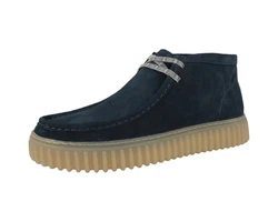 Clarks Torhill Hi Herren Sneaker Blau/Dunkelblau/Hellblau