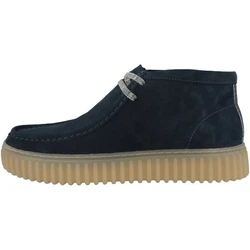 Clarks Torhill Hi Herren Sneaker Blau/Dunkelblau/Hellblau