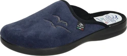 Fly Flot Hausschuhe aus Textil Blau/Dunkelblau/Hellblau/Fliederfarben