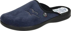 Fly Flot Hausschuhe aus Textil Blau/Dunkelblau/Hellblau/Fliederfarben