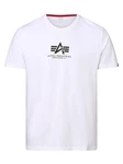 Alpha Industries T-Shirt Basic T ML schwarz/weiß
