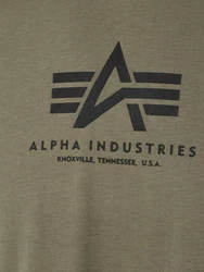 Alpha Industries T-Shirt Basic T ML oliv/schwarz
