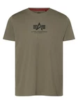 Alpha Industries T-Shirt Basic T ML oliv/schwarz