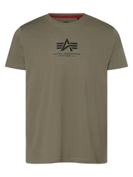 Alpha Industries T-Shirt Basic T ML oliv/schwarz