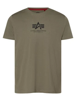 Alpha Industries T-Shirt Basic T ML oliv/schwarz