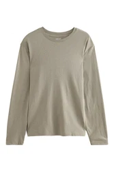 Next Langarmshirt Rundhalsshirt Regular Fit 