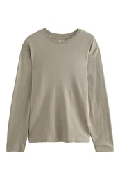 Langarmshirt Rundhalsshirt Regular Fit (1-tlg)