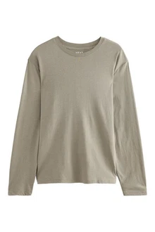 Next Langarmshirt Rundhalsshirt Regular Fit 