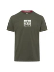 Alpha Industries T-Shirt Satin Logo Dunkelgrün