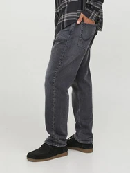 JACK & JONES Jeans JJMike Dunkelgrau/Grau/Hellgrau