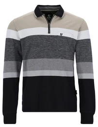 Langarm-Poloshirt Herren Shirt mit langem Arm (1-tlg) Stay Fresh Bgelfrei